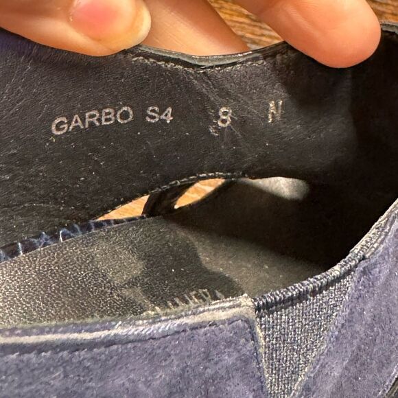 Donald J Pliner Navy Suede Heels Size 9n - Picture 8 of 8